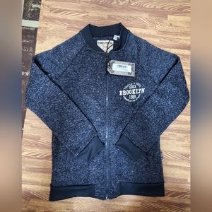Boys Zip Up, size M NWT